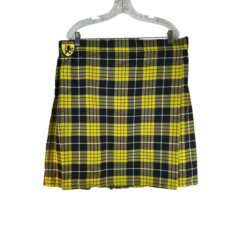 SPORT KILT Women’s GridIron Tartan Kilt - Made in the USA / Size: XL